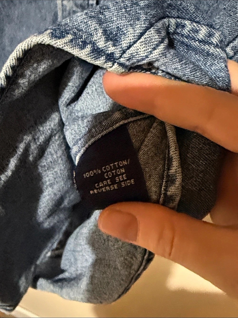 Vintage Ralph Lauren Sport Cotton Button Down Shirt in Blue Size Medium - Picture 7 of 7